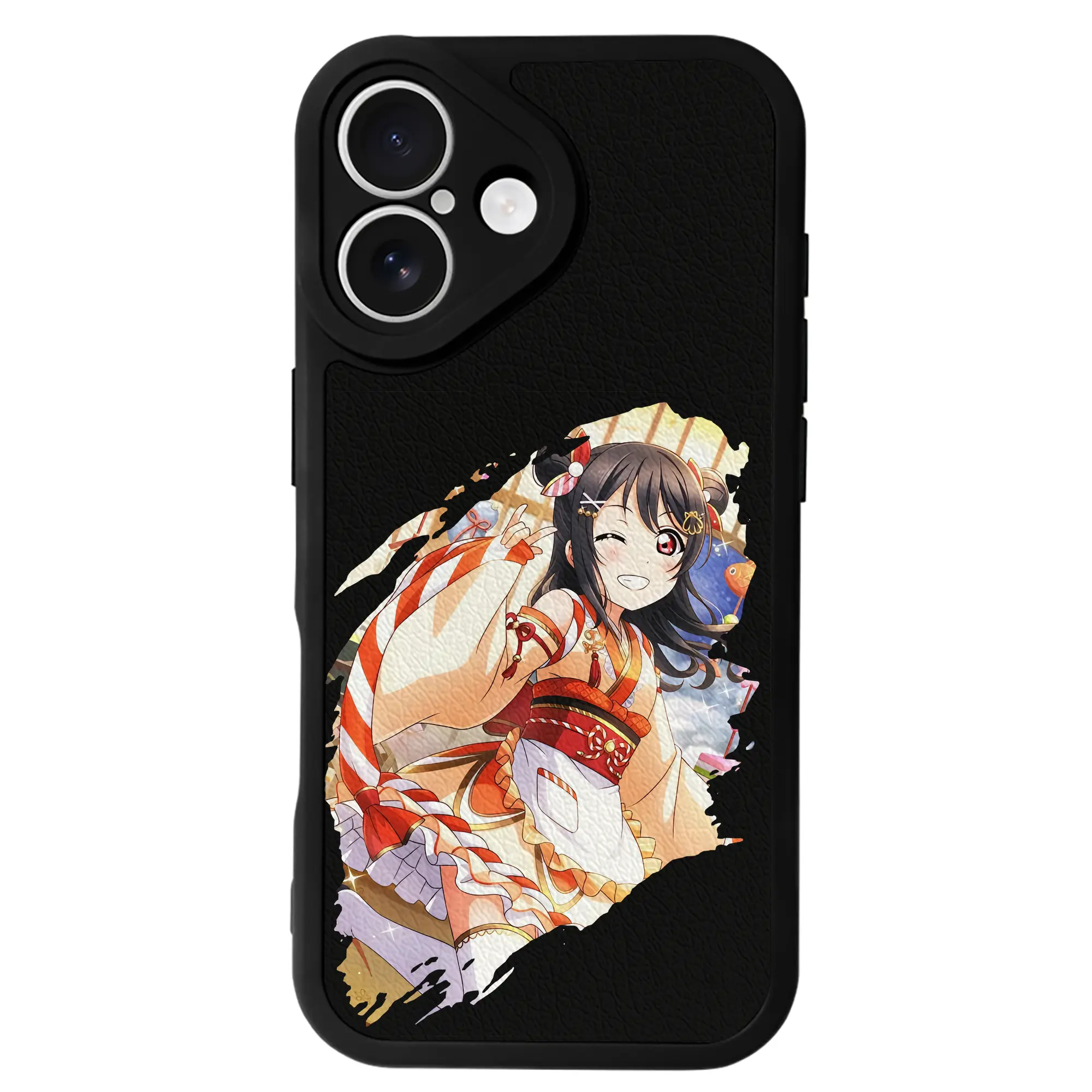 Love Live! グッズ,矢澤にこ - IPhone 16シリーズ対応 ・ シリコンスマホケース ・ レザー調 ・ 高精度フィット ・ 耐衝撃 ・ ワイヤレス充電対応 ・ 精密カット